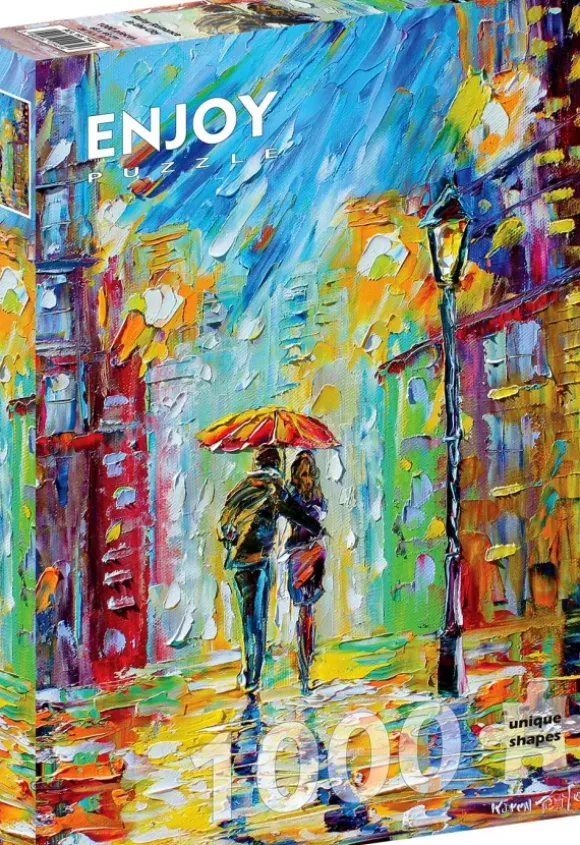 Rainy Romance in the City