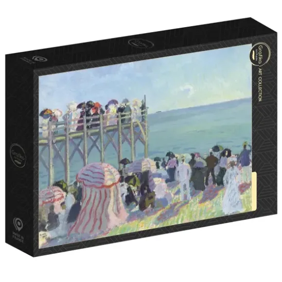 Raoul Dufy - La Plage et l'Estacade de Trouville, 1905