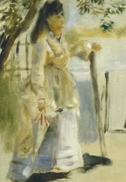 Renoir Auguste - Auguste Renoir : Femme à la Barrière, 1866