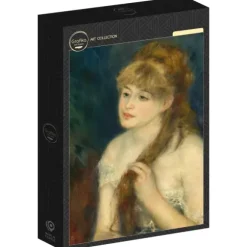 Renoir Auguste - Auguste Renoir : Jeune Femme Tressant ses Cheveux, 1876
