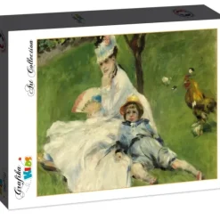 Renoir Auguste - Auguste Renoir : Madame Monet et son Fils, 1874