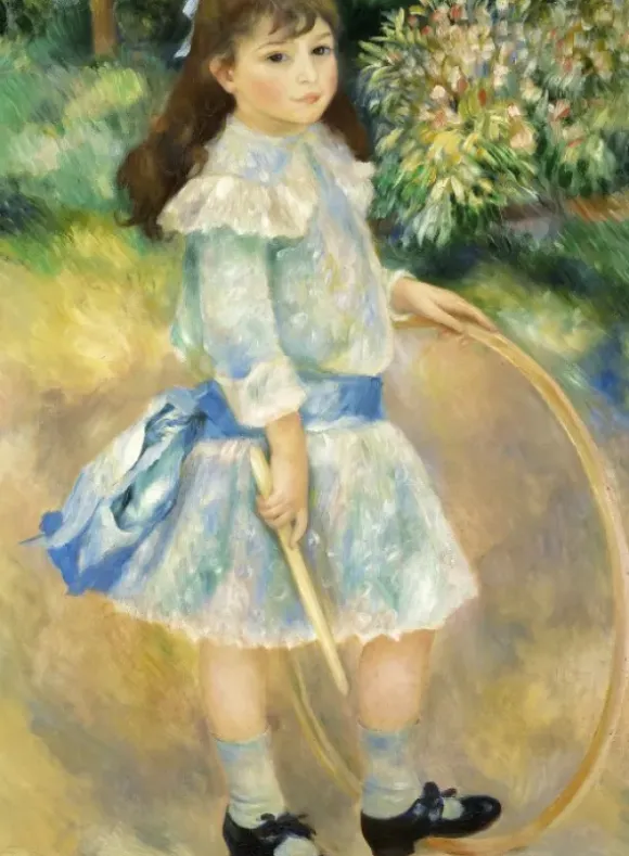 Renoir Auguste - Auguste Renoir : Fillette au cerceau, 1885