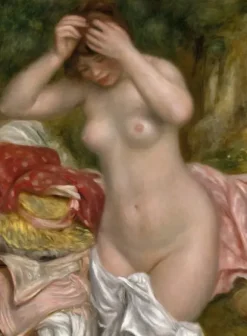 Renoir Auguste - Auguste Renoir : Baigneuse Arrangeant Ses Cheveux, 1893
