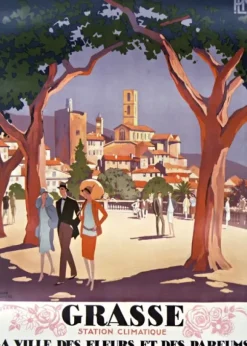 Roger Broders - Grasse, la Ville des Fleurs et des Pafums, 1927