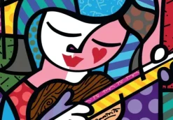 Romero Britto - Romero Britto - Girl with guitar