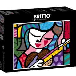 Romero Britto - Romero Britto - Girl with guitar