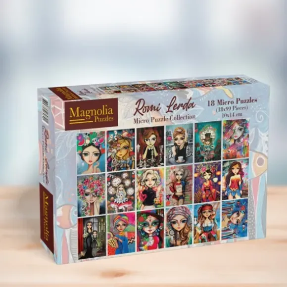 Romi Lerda - 18 Puzzles - Romi Lerda Micro Puzzle Set