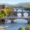 République Tchèque, Prague : Pont Vltava