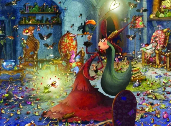 Ruyer François - François Ruyer - La Sorcière à la Baguette Magique
