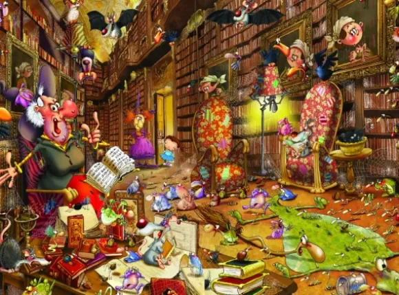 Ruyer François - François Ruyer - Sorcière à la Bibliothèque