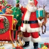 Santa with Sled