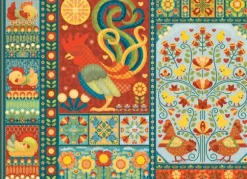 Scandi Chicken Quilt