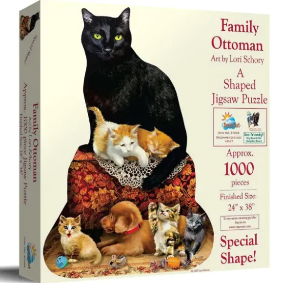 Schory Lori - Lori Schory - Family Ottoman