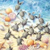 Sherry Vintson - Green Turtle Hatchlings