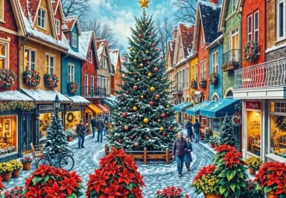 Shopping de Noël sur la Place