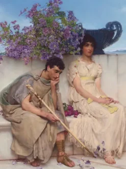 Sir Lawrence Alma-Tadema - Sir Lawrence Alma-Tadema : An eloquent silence