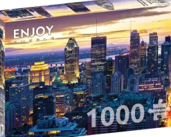 Skyline de Montréal de Nuit, Canada