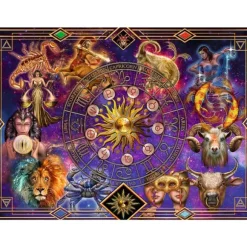 Spiral Puzzle - Zodiac signs
