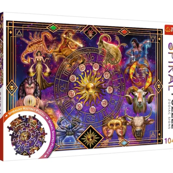 Spiral Puzzle - Zodiac signs