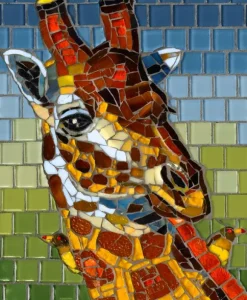 Stained Glass Giraffe