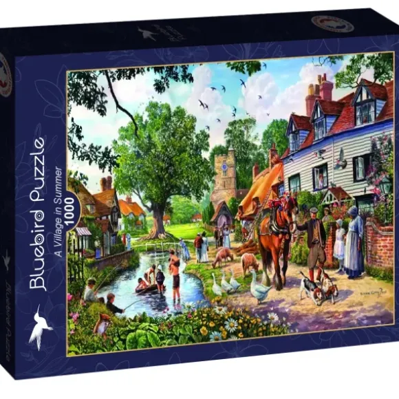 Steve Crisp - A Village in Summer