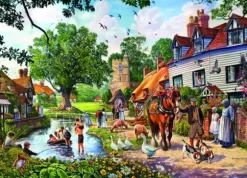 Steve Crisp - A Village in Summer