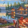 Sur les Rives du Lac Loon, New York