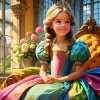 The Princess on her Throne