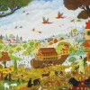 Thomas Alain - Puzzle en Bois Découpé à la Main - Arche De Noé