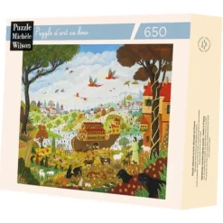 Thomas Alain - Puzzle en Bois Découpé à la Main - Arche De Noé