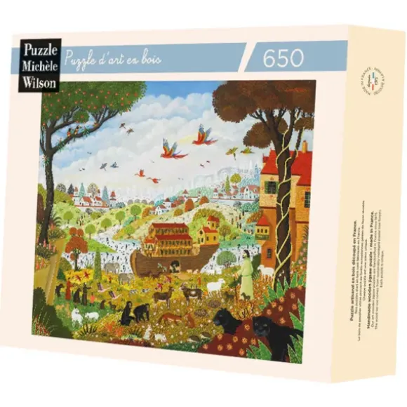 Thomas Alain - Puzzle en Bois Découpé à la Main - Arche De Noé