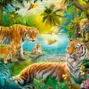 Tigres Dans L'Oasis