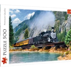Train dans la Montagne