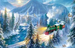 Train de Noël en Montagne