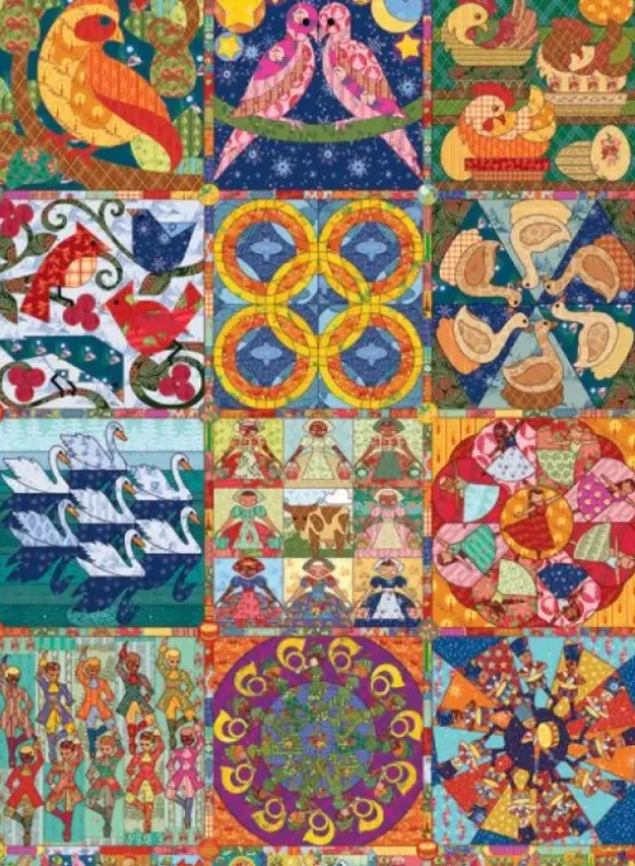 Twelve Days of Christmas Quilt