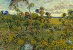 Van Gogh Vincent - Pièces XXL - Van Gogh Vincent : Coucher de Soleil à Montmajour, 1888