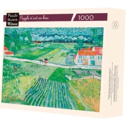Van Gogh Vincent - Puzzle en Bois Découpé à la Main - Paysage D'Auvers