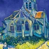Van Gogh Vincent - Vincent Van Gogh - The Church in Auvers-sur-Oise, 1890