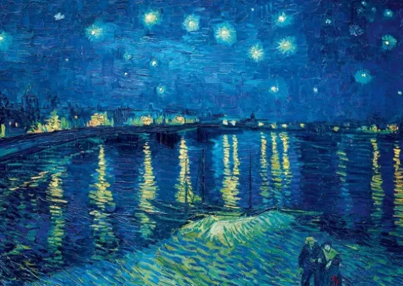 Van Gogh Vincent - Vincent Van Gogh - Starry Night over the Rhône, 1888