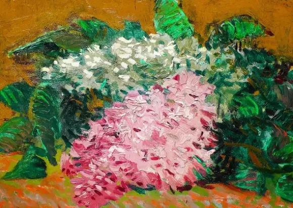 Van Gogh Vincent - Vincent Van Gogh : Nature morte aux lilas