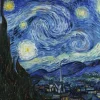 Van Gogh Vincent - Vincent Van Gogh - La Nuit étoilée, 1889