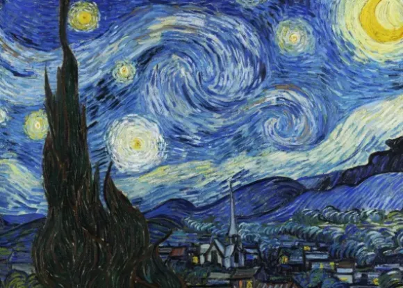 Van Gogh Vincent - Vincent Van Gogh - La Nuit étoilée, 1889