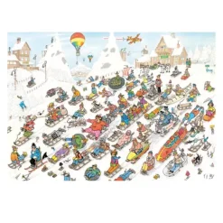 Van Haasteren Jan - JAN VAN HAASTEREN - DESCENTE EFFRENÉE DE LA MONTAGNE (1000 PIECES)