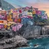 Vernazza au coucher du soleil, Italie
