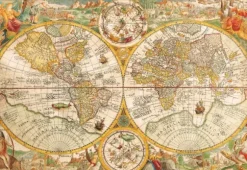 Vieille Carte du Monde