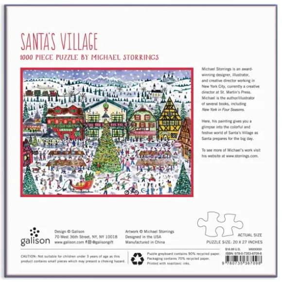 Village du Père Noël - Puzzle 1000 Pièces