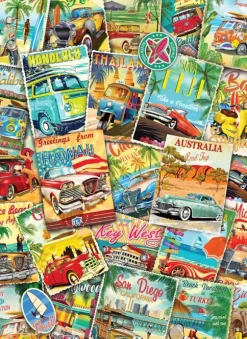 Vintage Travel Collage