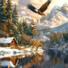 Vol de l'Aigle d'Hiver