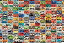 Volkswagon Groovy Bus Collage