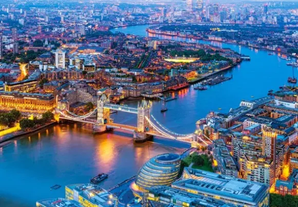 Vue Aérienne de Londres
